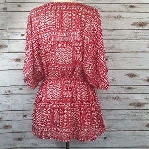 Victorias Secret Red Heart  Beach Coverup Robe  OS